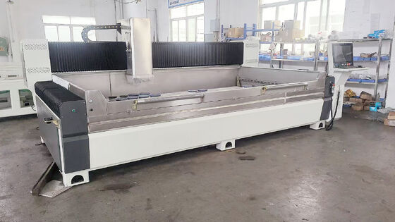 High-speed Glass CNC Processing Center With Three Axes, Used For Mirror Polishing, Edge Grinding, And Drilling.