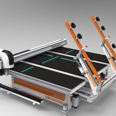 2712 CNC Glass Cutting Machine With Auto Loading / Breaking Table System