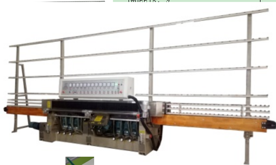 0.6-8.0m/min Glass Edging Machine 10 Motors High Precision Glass Edging Equipment