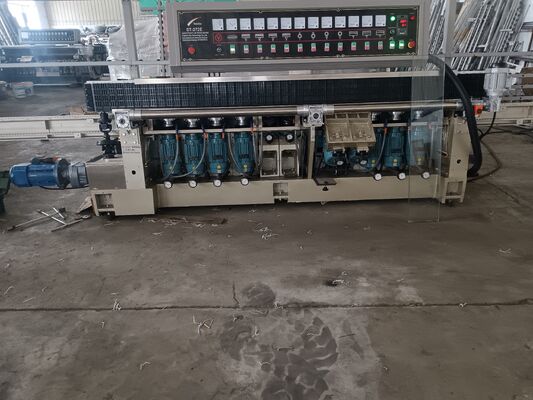 ST272E Glass Straight Line Edging Machine 27KW 380V 50Hz For Precision Glass Processing