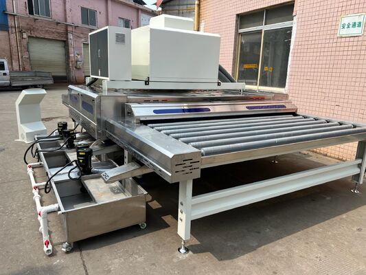 2000mm 2500mm Glass Washing Machine 0-10m/min with High Pressure Fan
