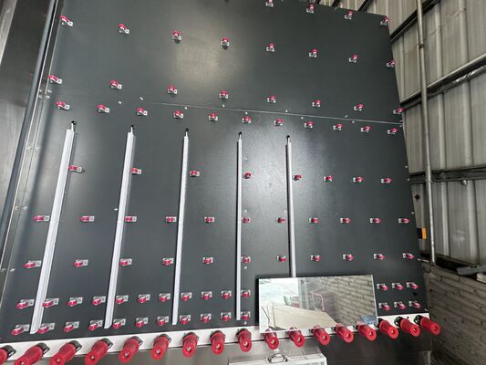 Fully Automatic Vertical Glass Cleaning And Drying Machine 22KW