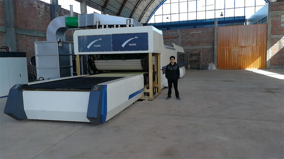 STG-AB1536-4T Flat And Bend Glass Tempering Furnace With Top Forced Convection
