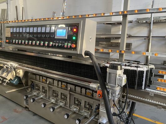Foshan Star Multi Angle Glass Edging Equipment 3-20mm Glass Polishing Machine PLC Control