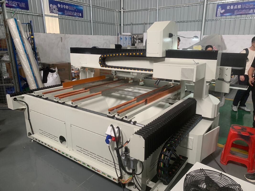 120W Laser Glass Sanding Machine 3800*2250*1800mm For Mirror Grinding / Drilling