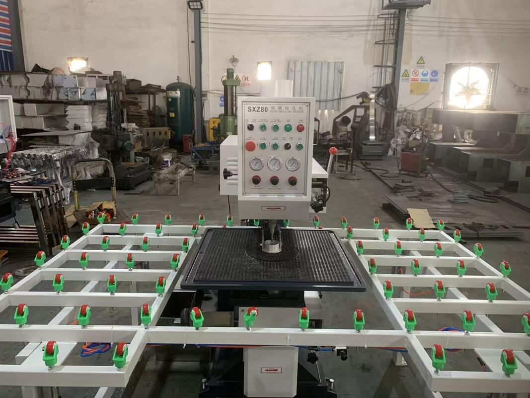 Water Cooled Glass Drilling Equipment 3KW 380V With Double Drill Bits