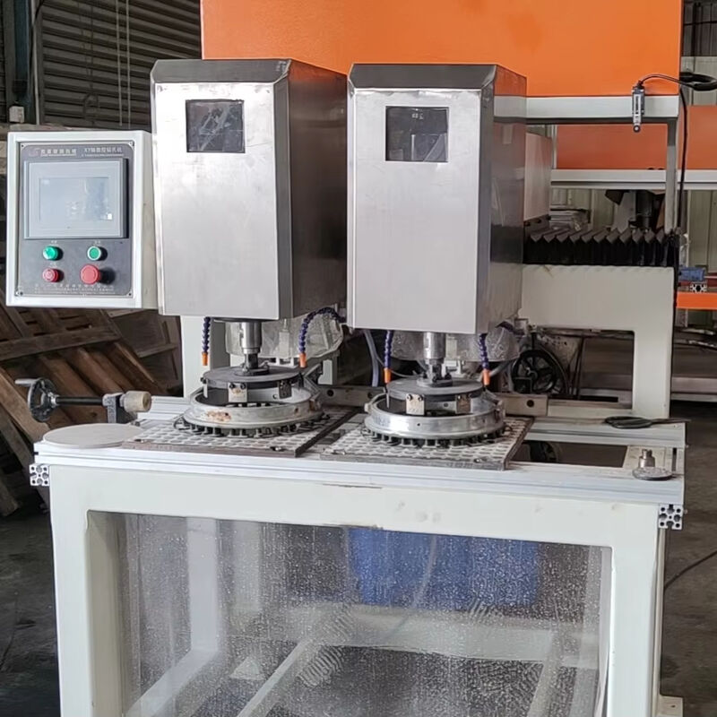 Foshan Star 6KW CNC Glass Drilling Machine Double Head With Water Cooling System-SXZ1200