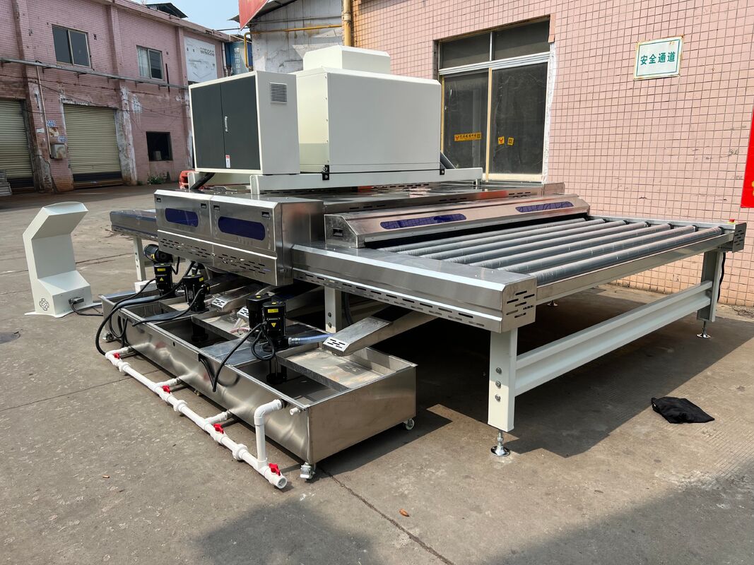 Automatic Glass Washing Drying Machine ST-QX3000 3-20mm 50Kw for Low-E Tempered Glass