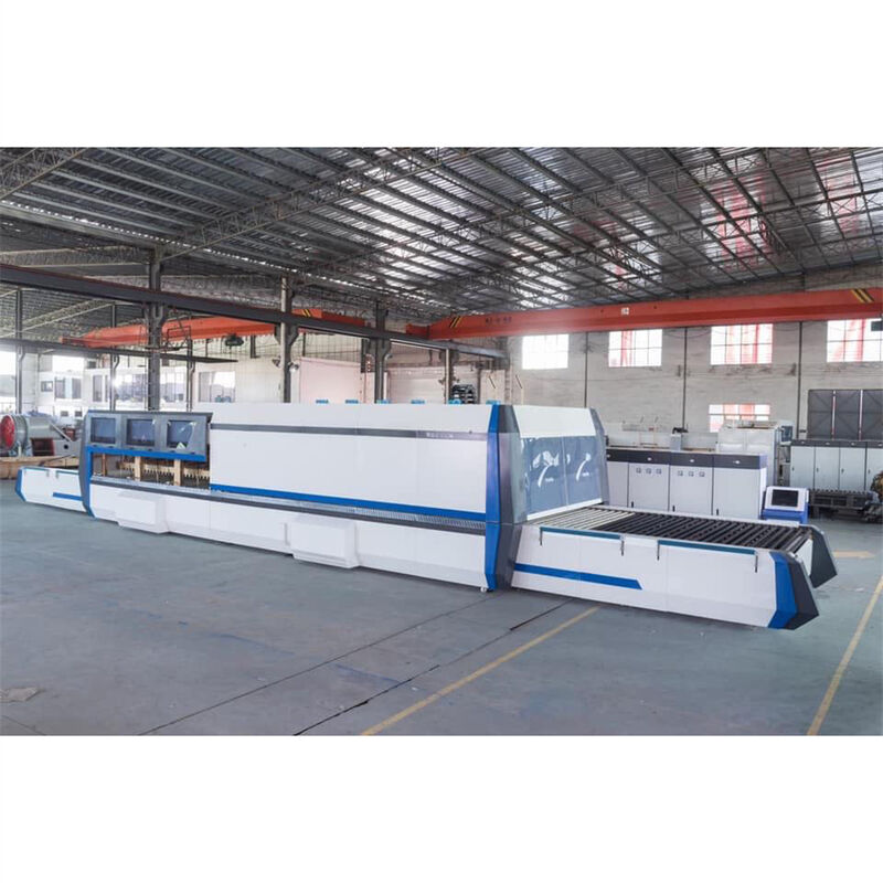 Big Size Fully Automatic PLC Control Tempered Glass Furnace Energy Saving