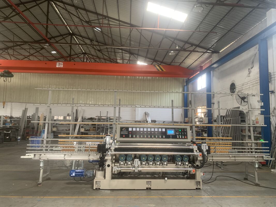 21kW Bevel Glass Machine High Precision Glass Beveling Polishing Machine 4000Kg