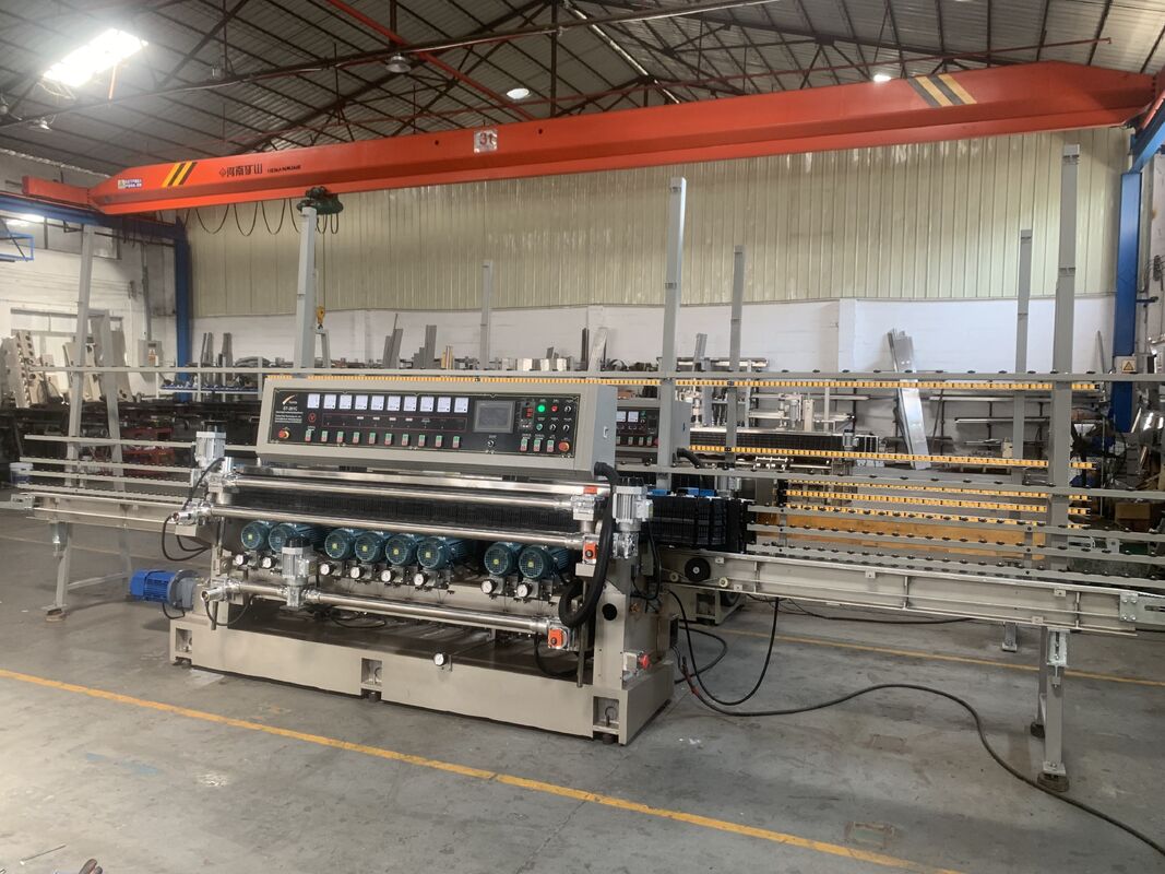 Fully Automatic Glass Beveling Machine 21kW With Transmission System