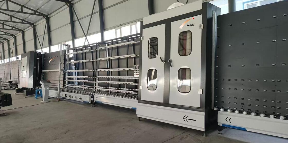 Fully Automatic Insulated Glass Production Line 23KW Insulating Glass Equipment