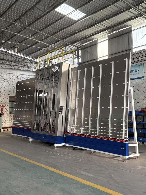 3M High-Speed ​​Vertical Glass Washing Machine with Automatic Air Knife Drying