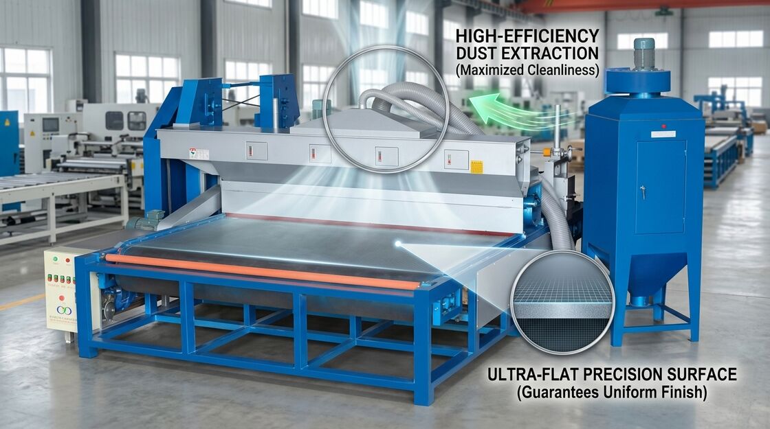 FOSHAN STAR PLC-Controlled Automatic Horizontal Flat Glass Sandblasting Machine